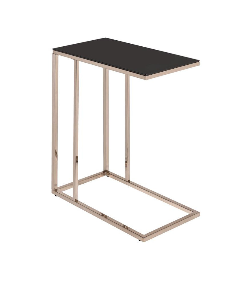 G902928 Contemporary Chocolate Chrome Snack Table - Urban Living Furniture (Los Angeles, CA)