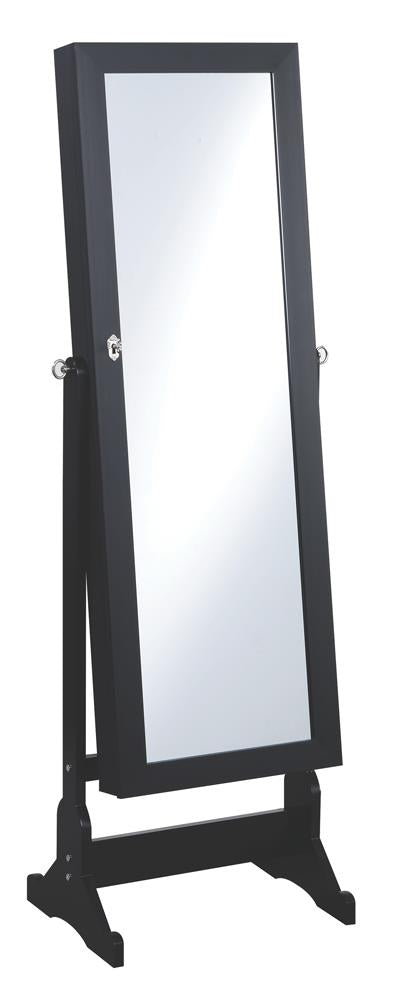 Transitional Black Jewelry Cheval Mirror - Urban Living Furniture (Los Angeles, CA)