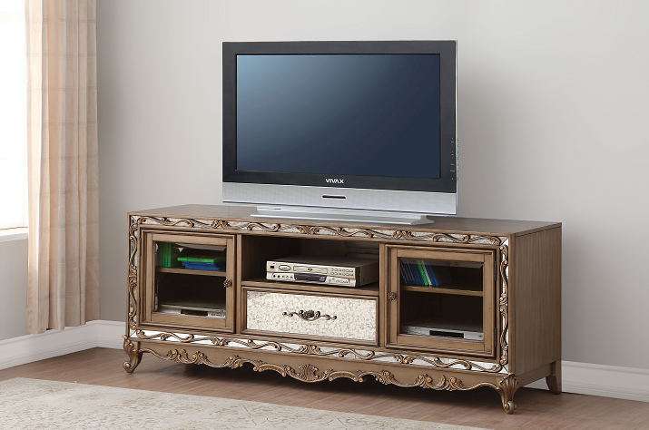 Orianne Antique Gold TV Stand image