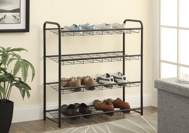 Transitional Black Shoe Rack - Urban Living Furniture (Los Angeles, CA)