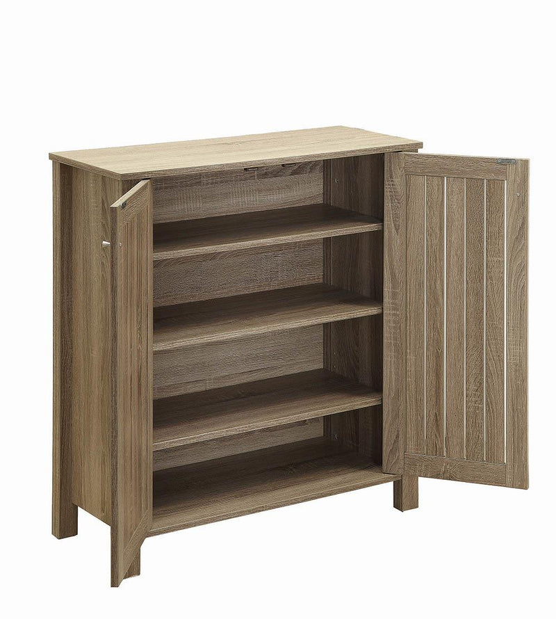 Country Two-Door Shoe Storage - Urban Living Furniture (Los Angeles, CA)