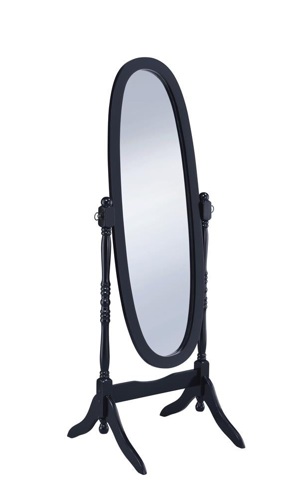 Transitional Black Cheval Mirror - Urban Living Furniture (Los Angeles, CA)