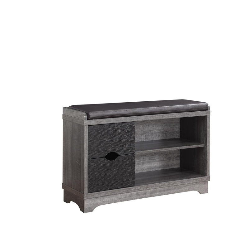 Rustic Distressed Grey Shoe Cabinet - Urban Living Furniture (Los Angeles, CA)