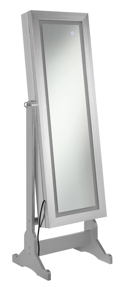 Silver Jewelry Cheval Mirror - Urban Living Furniture (Los Angeles, CA)