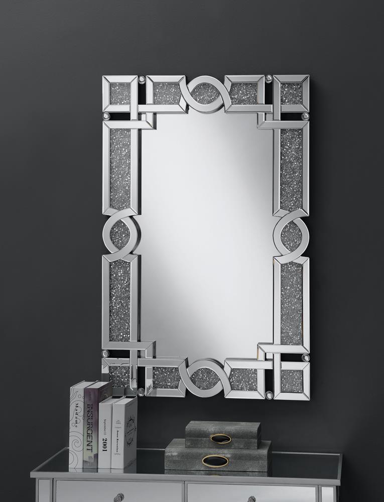 Ornate Silver Wall Mirror - Urban Living Furniture (Los Angeles, CA)