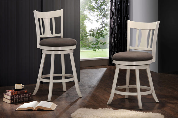 Tabib Fabric & White Counter Height Chair image