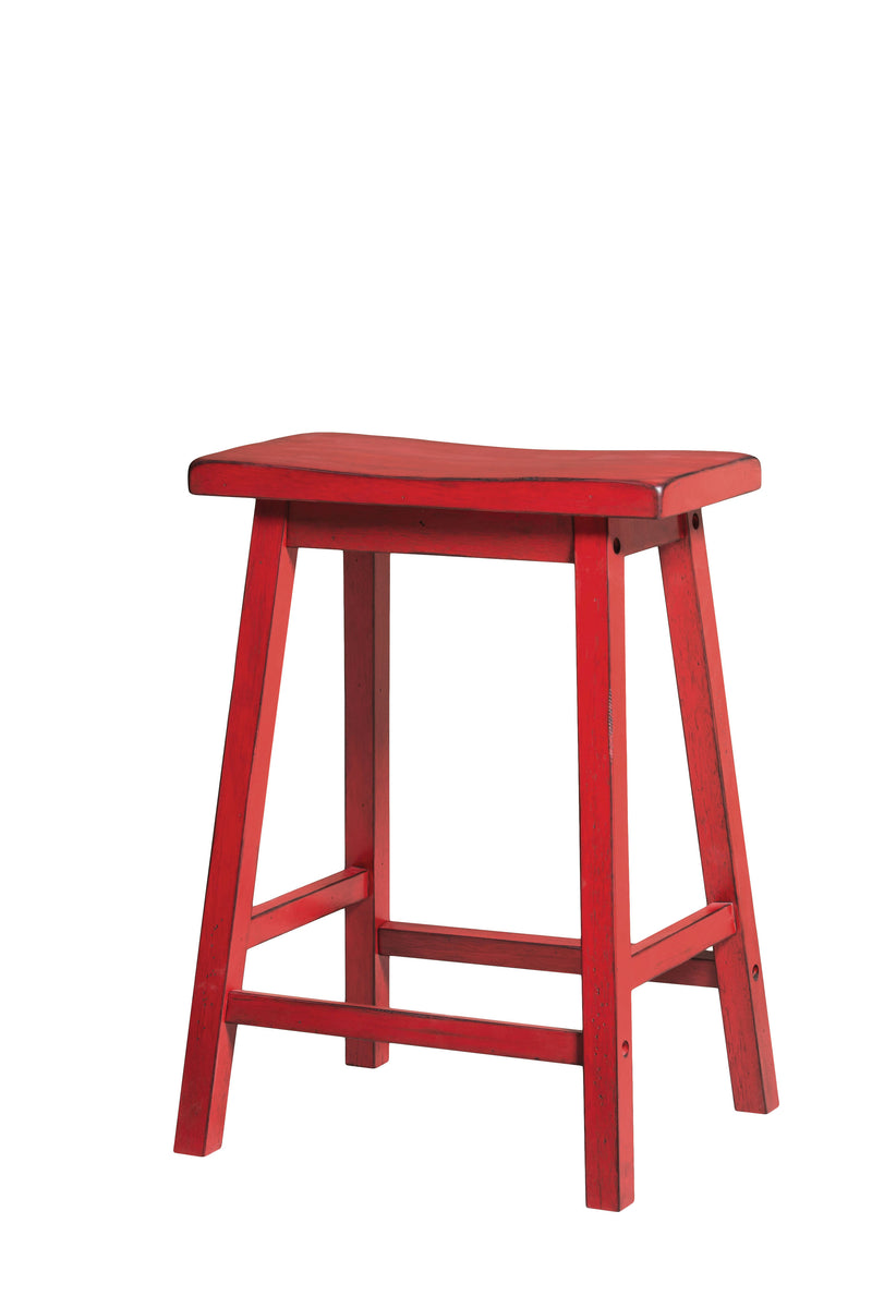 Gaucho Antique Red Counter Height Stool image
