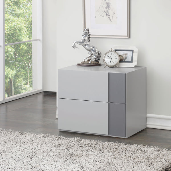 Byrde Gray Accent Table image