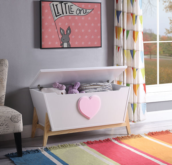 Padma White & Pink Youth Chest image