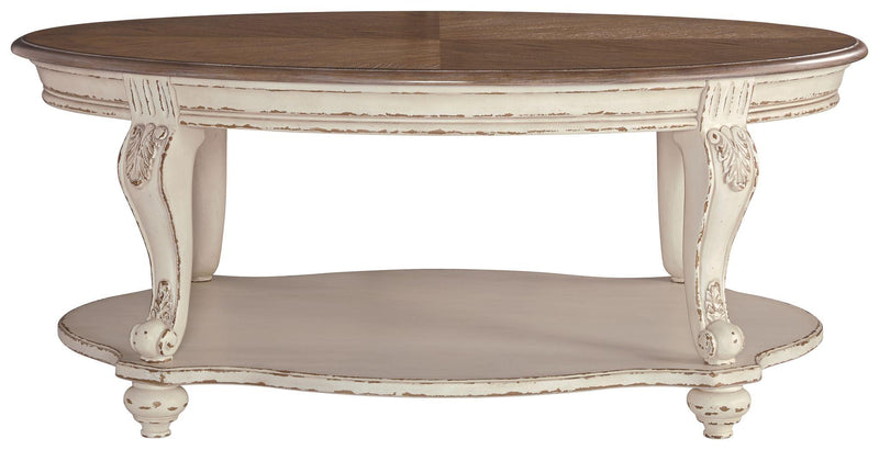 Realyn - Oval Cocktail Table