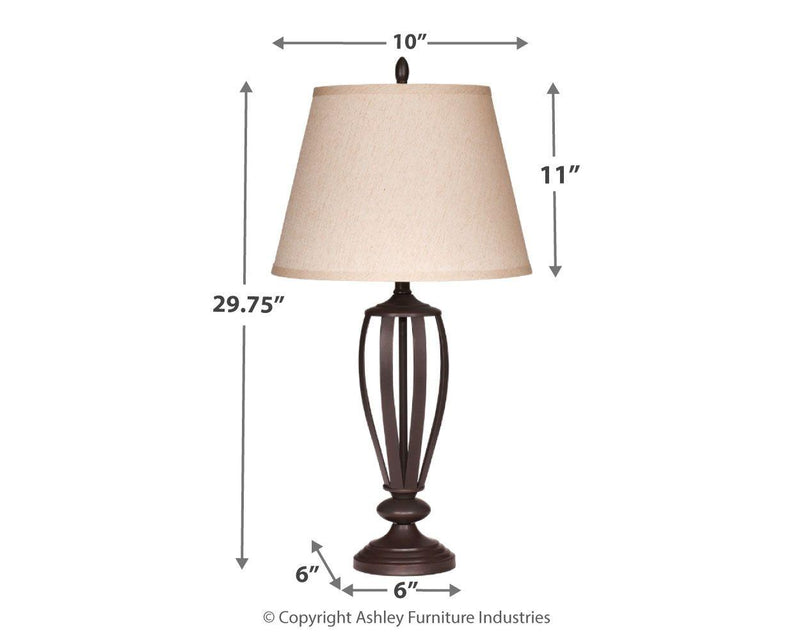 Mildred - Metal Table Lamp (2/cn)