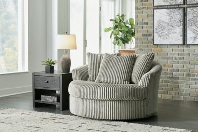 Lindyn Oversized Swivel Accent Chair image