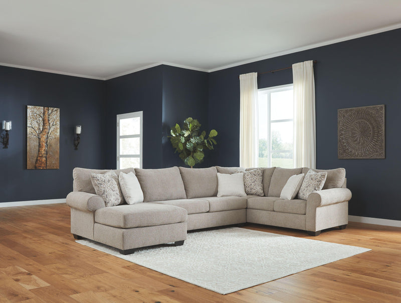 Baranello - Left Arm Facing Chaise 3 Pc Sectional