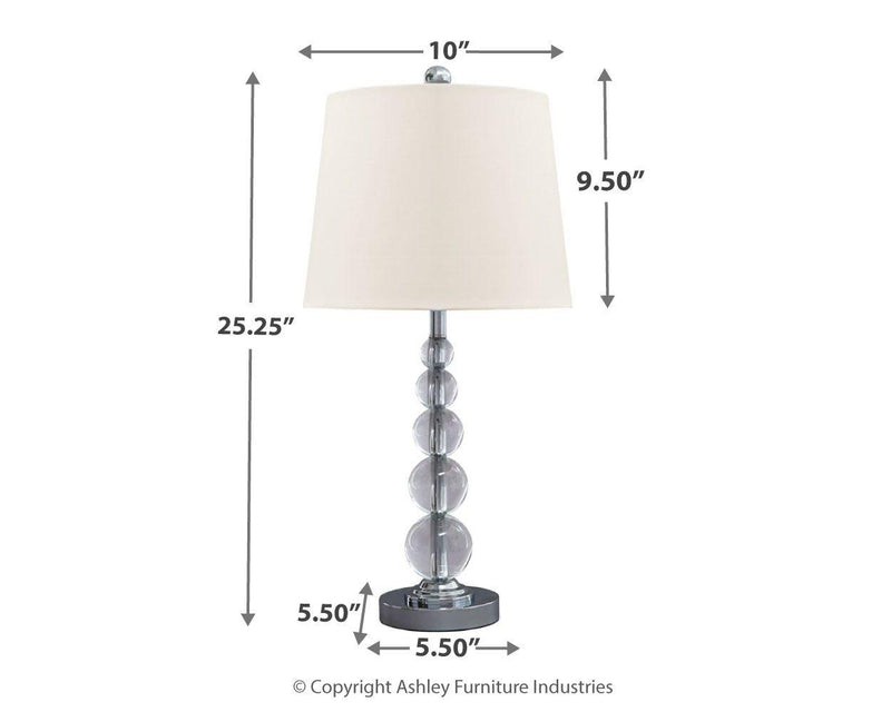 Joaquin - Crystal Table Lamp (2/cn)