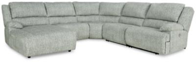 McClelland 5-Piece Power Reclining Sectional with Chaise