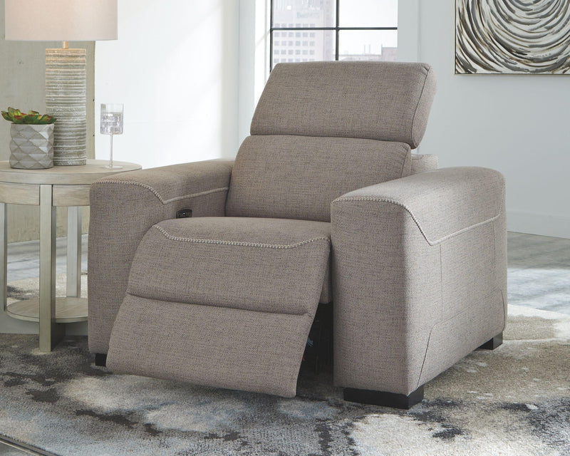 Mabton - 4 Pc. - Left Arm Facing Power Recliner 3 Pc Sectional, Recliner
