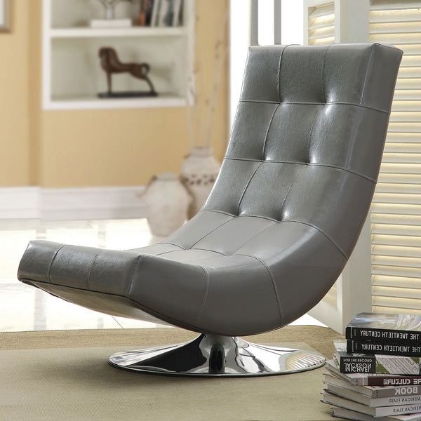 Trinidad Gray Swivel Accent Chair image