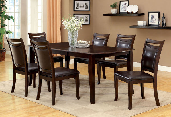 Woodside Dark Cherry 6 Pc. Dining Table Set w/ Bench image