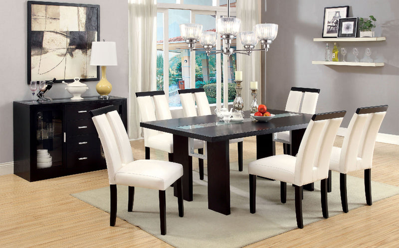 Luminar Black/Beige 7 Pc. Dining Table Set image