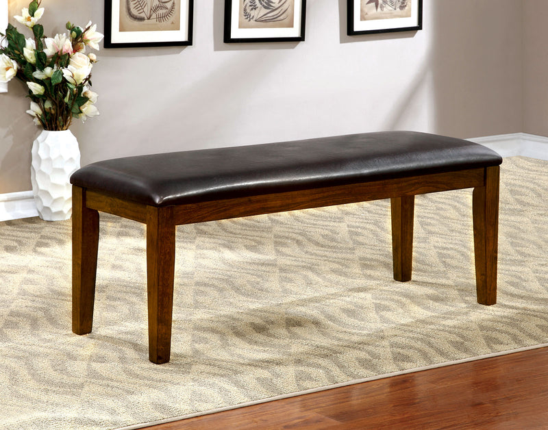 HILLSVIEW I Brown Cherry/Espresso Bench image