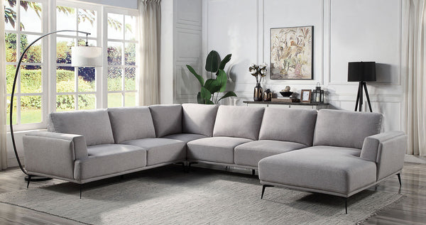 LAUFEN J-shaped Sectional, Gray image