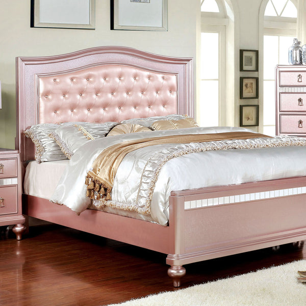 Ariston Rose Gold Queen Bed image