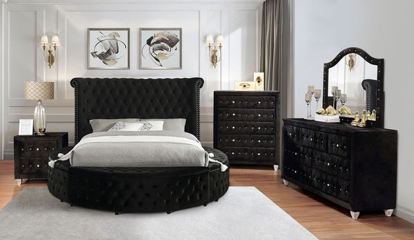 SANSOM Queen Bed, Black image