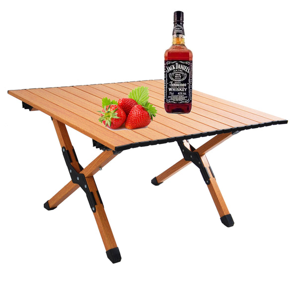Portable Picnic Table With Solid Folding X-shaped Frame image