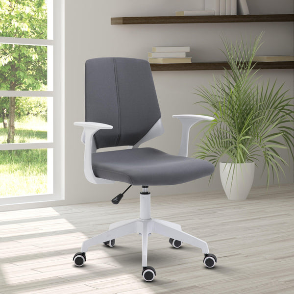 Techni Mobili Height Adjustable Mid Back Office Chair, Grey image
