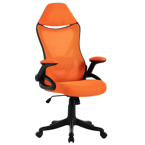 Adjustable Mesh Swivel Designer High Back Ergonomic Price Office Chair Furniture,Orange image