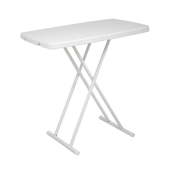 Folding Table Writing Desk with Adjustable Height for Study Office Home Use image