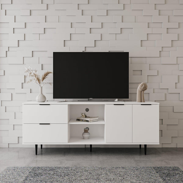 TV Stand Use in Living Room Furniture , high quality particle board,White image