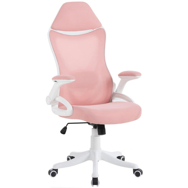Adjustable Mesh Swivel Designer High Back Ergonomic Price Office Chair Furniture,Pink image