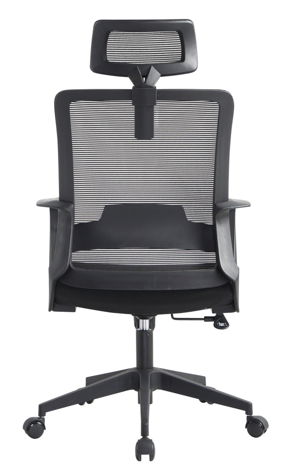 Sunriver Swivel Adjustable Height Office Chair Black Wengue image