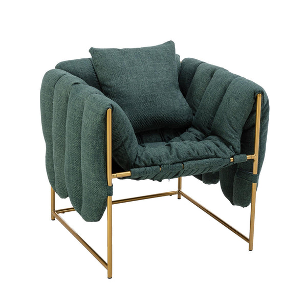 Accent Chair ,leisure single sofa with metal frame image