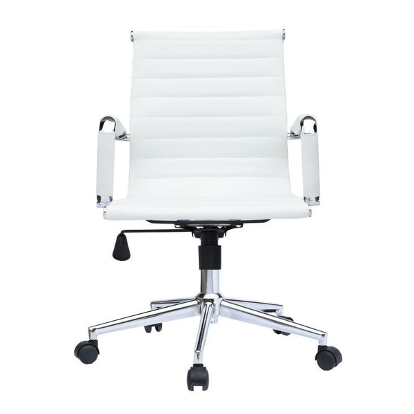 Monvale Swivel Adjustable Height Office Chair White image