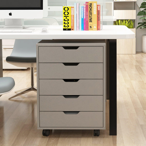 Office pulley movable file cabinet Wooden drawer cabinet OfficeStorage cabinet Low cabinet image