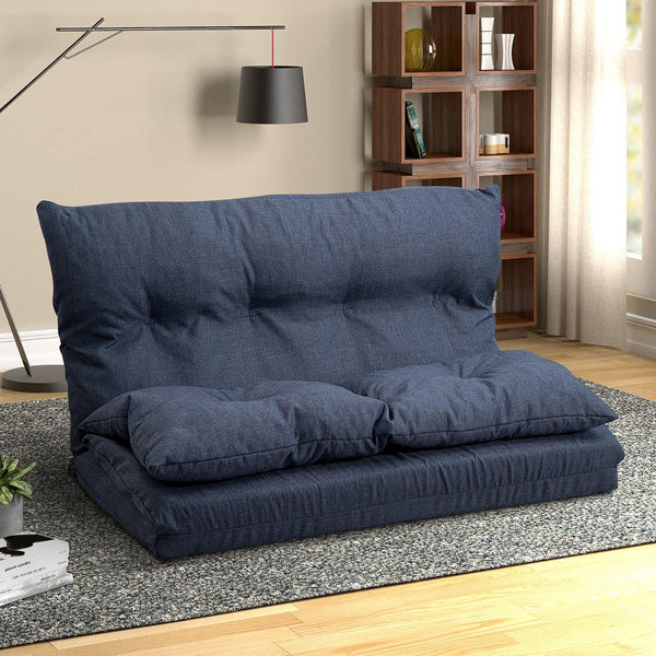 Floor Couch and Sofa Fabric Folding Chaise Lounge image