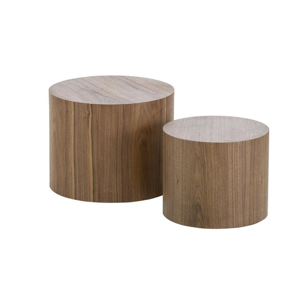 MDF with ash/oak/walnut veneer sidetable/coffee table/end table/ottoman(walnut) image