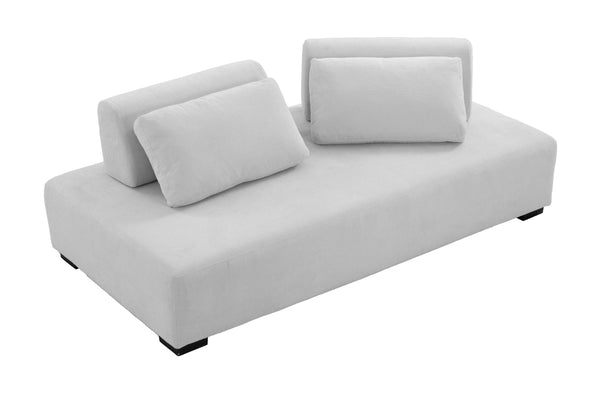 Morden Sofa Minimalist Modular Sofa Sofadaybed Ideal for living, family, bedroom, and guest spaces Beige image