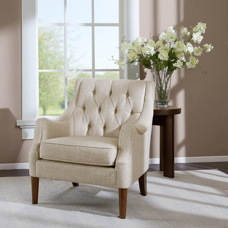 Qwen Button Tufted Accent Chair image
