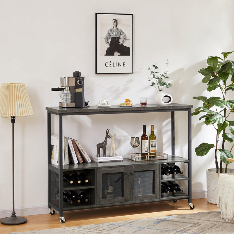Wine shelf table Modern wine bar cabinet console table bar table