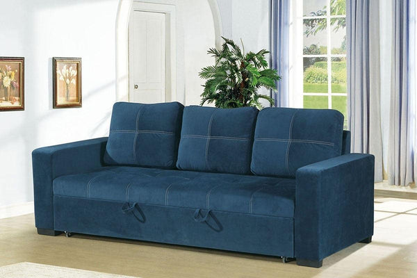 Navy Couch - Convertible Sofa F6531 image