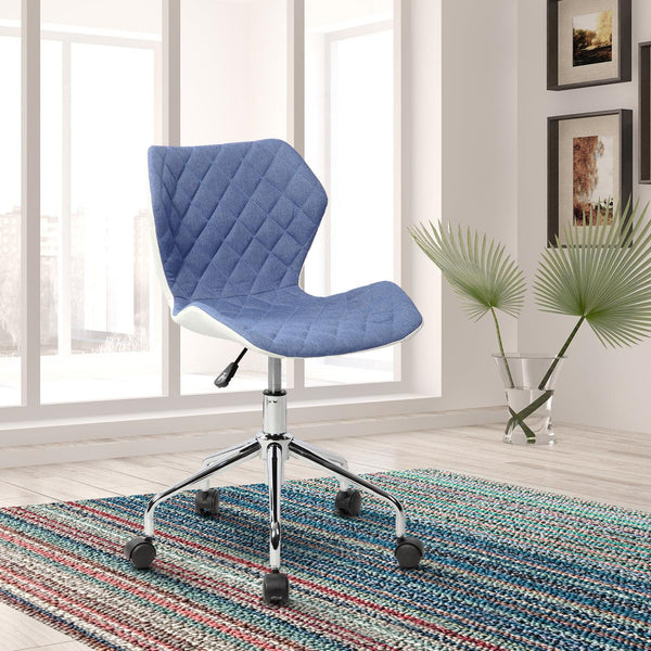 Techni MobiliModern Height Adjustable Office Task Chair, Blue image