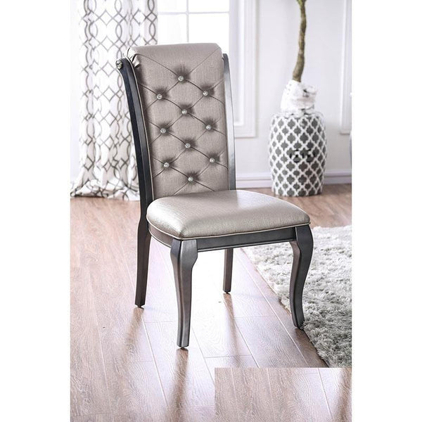 Amina Traditional Dining chair Gray #CM3219GY image