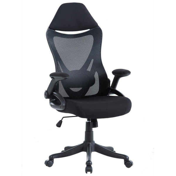 Adjustable Mesh Swivel Designer High Back Ergonomic Price Office Chair Furniture,Black image