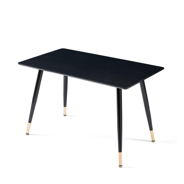 BlackModern Kitchen Dining MDF Table For Smart Home image
