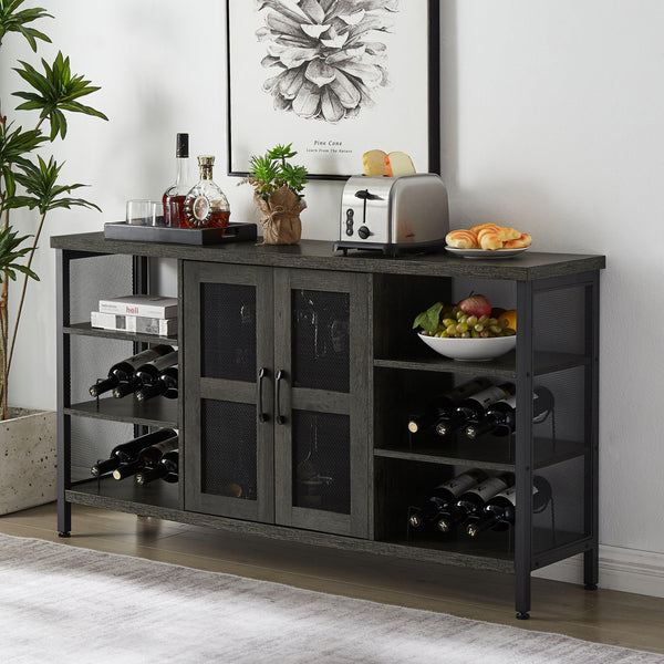 Sideboard table with wine rack 2025