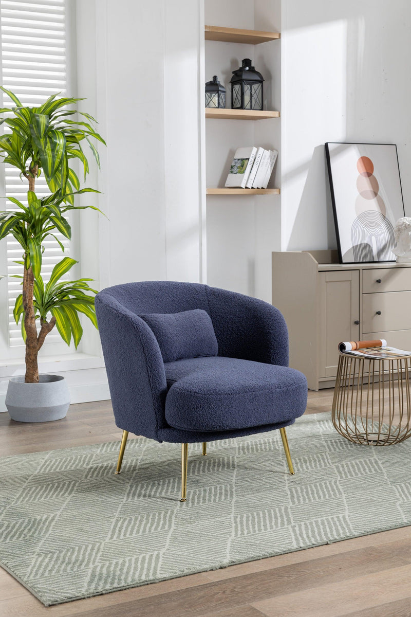 Navy sales reading chair