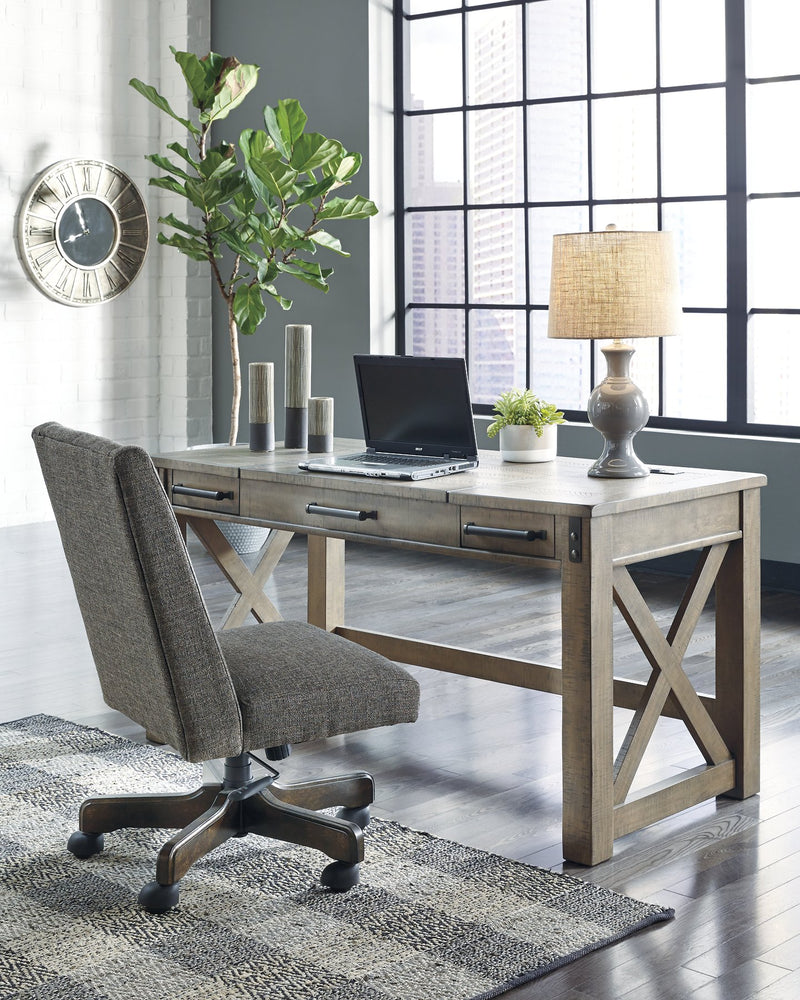 Aldwin Home Office Desk with Chair